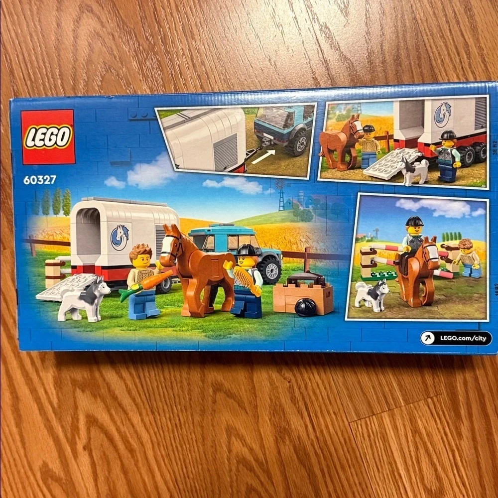 Lego city horse transporter set 60327 new in sealed box 196 pieces
